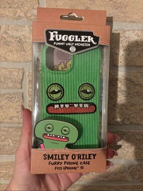 Fuggler Smiley O'Riley Green Phone Case for iPhone 15
